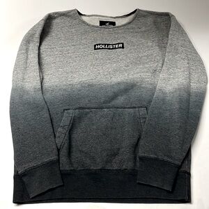 Hollister ombré gray blue sweatshirt